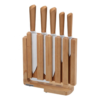 Professional Utility Chef Kitchen Knives Kitchen Knife Set with Wooden Block 