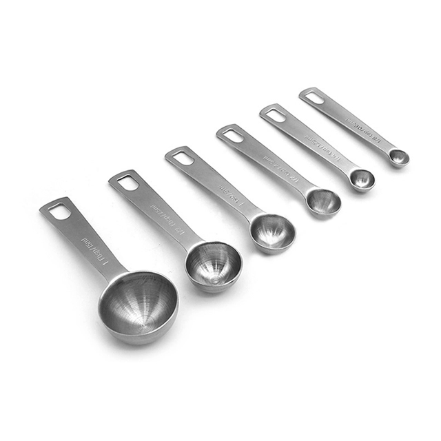 Stainless Steel Measuring Spoons Set of 6 for Measuring Dry And Liquid Ingredients