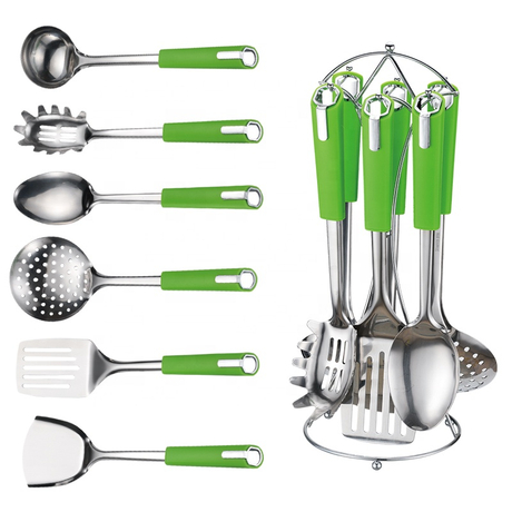 Fashionable Stainless Steel Cooking Utensils Set for Kitchen