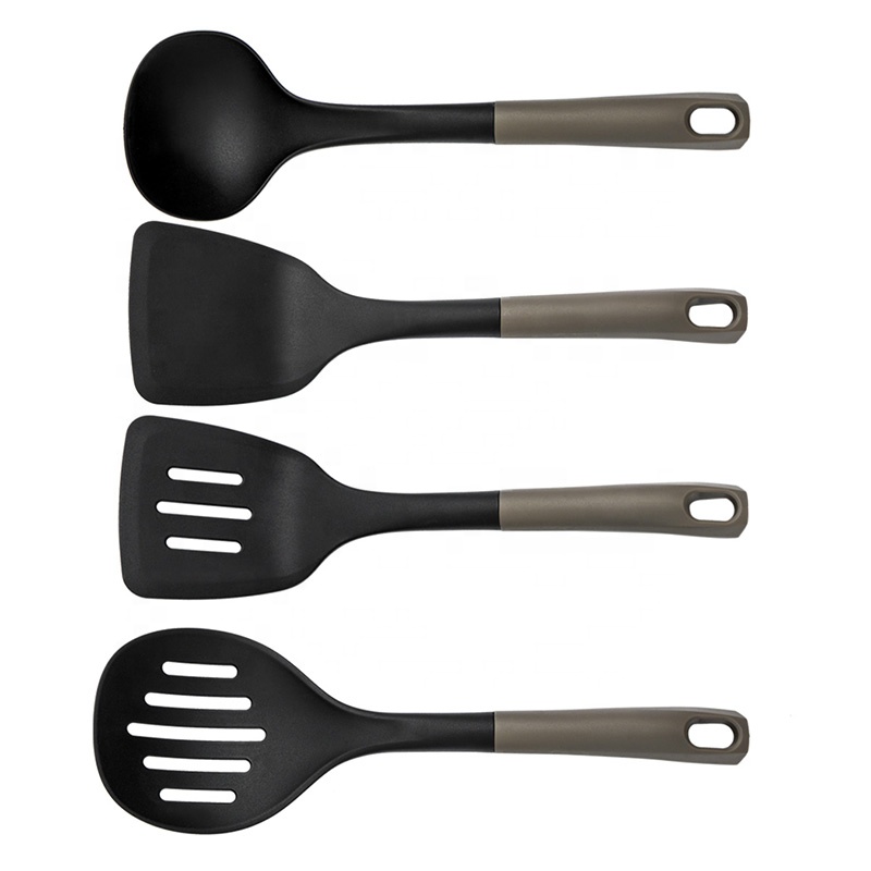 Fashionable Kitchen 9 Pieces Set Nylon Cooking Tools with Soft Touch Handle