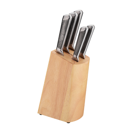 Kitchen King New Arrivals Design Hollow Handle 6 Pcs Chef Knife Set with Wooden Stand