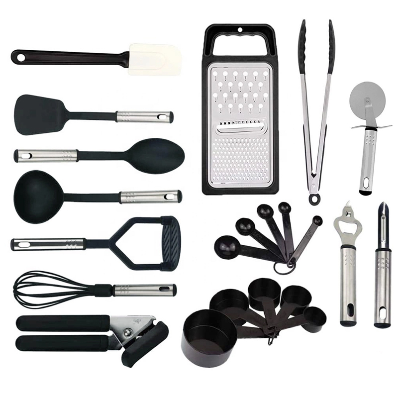 Kitchen Accessories Gadgets Tools 2020 22 Pieces Turner Spatula Set Non-stick Heat-Resistant Silicone Turner Spatula